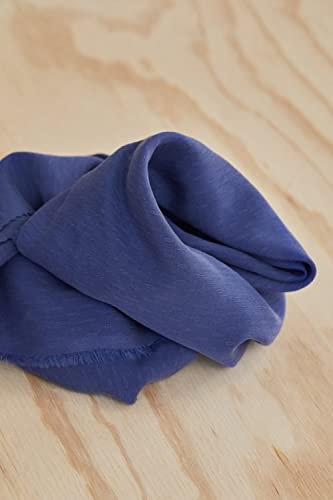 Tencel Diamond Jacquard Stoff Lapis - Meterware