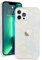 L-FADNUT for iPhone 13 Pro Max Case Crystal Clear Cute Holographic Heart Pattern for Women Girls Transparent Fashion Glitter Silicone Bumper Shockproof Protective Phone Case for iPhone 13 Pro Max
