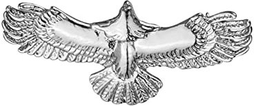 MAYIYAHO Rétro Animal Aigle Ailes Broche métal Oiseaux Badge col Broches Mode Costume Chemise épinglette Bijoux pour Hommes Accessoires