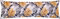 Baumwoll Renforcé Seitenschläferkissen Bezug 40x145cm - Blätter in Grau, Schwarz und Orange - 100% Baumwolle Stillkissenbezug (KY-660/1)