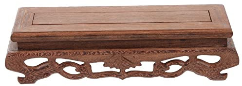 Zerodeko Wooden Display Stand for Potted Plants Sturdy Flowerpot Holder for Home Office Use and Craft Exhibitions Material for Showcasing and Statues