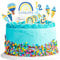 23 Stück Schulanfang Tortendeko, Einschulung Deko Tortendeko Einschulung Cake Topper Schulkind Kuchen Deko Schulanfang Deko Torte Cake Topper Schulanfang Zuckertüte Kuchen für Junge 1. Schultag Deko