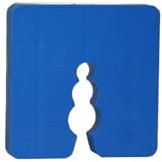 Abstandhalter 8mm 100 Stück | Unterlegplatten Distanzhalter Distanzklötze Trageklötze aus Kunststoff