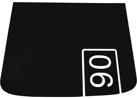 Konforhom Vorne Motorhaube Emblem Aufkleber Abdeckung Schwarz für Land Rover Defender 110 2020-22
