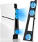 PS5 Slim Cooling Fan with 2 Adjustable Speeds / 3 Blue LED Fans / 2 USB 3.0 Ports, Silent Enhanced Cooler Station Fan Accessories for PS5 Slim Console Digital & Disc Edition (Black)