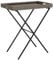 vidaXL Tabletttisch, Beistelltisch Klappbar UV-beständig, Serviertisch Tisch mit Griffen, Klapptisch Gartentisch Serviertablett, Grau Poly Rattan