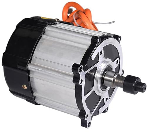 ZHOZHUT 350W-1500W Brushless DC Motor Für Elektrische Dreirad 48V / 60V / 72V Reiner Kupfermotor Kleine Permanentmagnet-Differentialmotoren Für Elektrofahrräder, Dreiräder, Autos,1200w,60V
