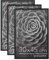Americanflat Cadre Photo Noir de 30x45 cm - Lot de 3 - Cadre de 30x45 cm avec Encadrement Fins, Vitre en Plexiglas et Matériel de Suspension pour Affichage Vertical ou Horizontal