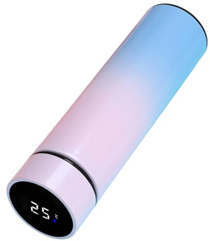 Bouteille d'eau isotherme étanche à LED avec affichage précis de la température pour l'eau