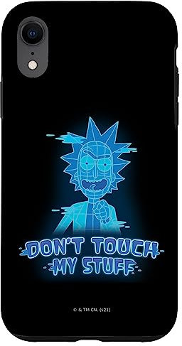 Rick and Morty Rick says Don't Touch My Stuff Case for iPhone XR