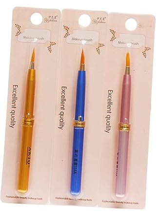 Mikinona 3 Stück Lippenpinsel Für Frauen Einziehbarer Lippenpinsel Multifunktionales Make up Tool Kosmetik Für Täglichen Gebrauch Für Beauty Salons Und Privatpersonen