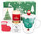 JORTINE Weihnachtstasse Geschenkset,300ml Tasse Weihnachten Geschenk für Frauen,Christmas Mug Gift,Doppelwandige Weihnachtsgläser für Beste Freundin Schwester Kollegin Mama