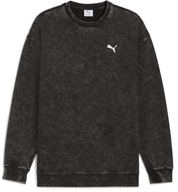 PUMA Herren ESS Elevated Relaxed Wash Crew FL Crew Sweats (1er Pack)