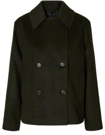 SELECTED FEMME Damen Slfalma Lano Jacket Noos, Deep Depths, Numeric_40