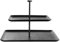 ASA Selection Wood schwarz Etagere 2-stufig rechteckig 25cm