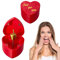 KVGBNT Mittelfinger Box, Mittelfinger Geschenk, Herzförmige Schachtel Geschenkbox Mit Deckel Mittelfinger Prank, für Büro und Wohnkultur Fun Prank Gift, (Rot Herzförmige)