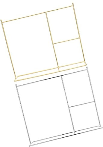 MOLUCKFU 2stücke Puppenkleiderständer Aus Metall Mini Kleiderständer Für Puppen Praktischer Und Stabiler Puppenbekleidungsdisplay Für Bjd Und Andere Spielzeugpuppen