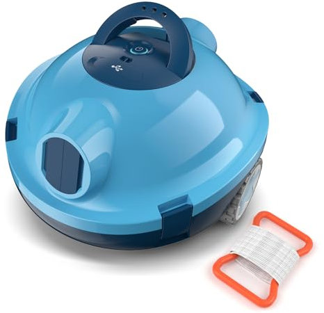 MEDOXA Poolroboter, kabelloser Poolsauger, Dunkelgrau Y10 Schnurloser Roboter-Poolreiniger, automatischer, leistungsstarker Poolsauger, 90 Minuten Laufzeit, selbstparkend, ideal für Flache