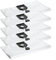 WIIYENA Lot de 5 sacs d'aspirateur de rechange pour Karcher NT série 30/30L, accessoires de nettoyage, sacs d'élimination de la saleté