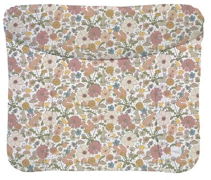 Ceba Baby® Wickelauflage 75x72 cm – Weiche Wickeltischauflage für Jungen & Mädchen – Wasserdicht & Abwaschbar – OEKO-TEX® 100 – Made in EU - Garten