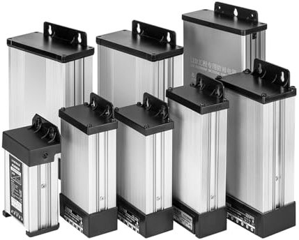 Adaptateur de transformateur d'alimentation étanche à la pluie AC180V-240V vers DC12V IP65 1 pièce(DC12V 60W)