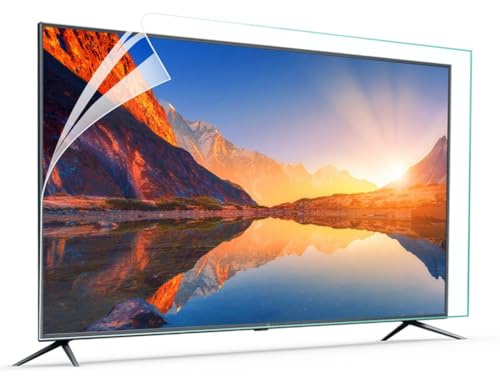 32-Zoll-TV Anti-Reflexions-Bildschirmschutz, mattiertes, blendfreies Outdoor-/Indoor-Filterfilm gegen Blaulicht und Staub für LCD, LED, OLED & QLED 4K HDTV,32(698x392mm)