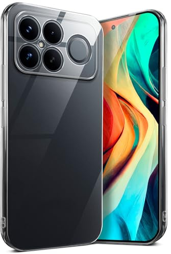 moex für Poco F8 Ultra Hülle Durchsichtig, Silikon Handyhülle Transparent, Clear Case Ultra Slim, Backcover Schutzhülle Dünn, Silikonhülle Minimalistisch, Aero Case, Klar