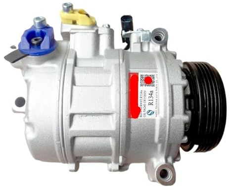 Compresor De Aire Acondicionado 7SEU17C, Compatible Con BMW, E60 E61 E65 E66 525 530 535 730 64526917859 64526917859-04 64509174802 447190-7210 447180-6766, Unidad