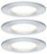 Paulmann 939.01 Einbauleuchte LED Coin Slim IP44 rund 6,8W Alu 3er-Set dimmbar IP44