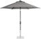 KETTLER 2.5m Wind Up Parasol with tilt Grey frame and Slate Canopy