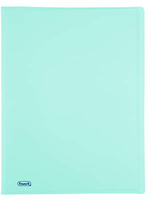 Favorit Pastel Lot de 20 pochettes lisses, 22 x 30 cm, bleu pastel