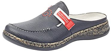 Rieker Women's 46393 Clogs, Blue, 6.5 UK