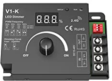 meanLED V1-K 1-Kanal Drehdimmer DC12-24V 20A für LED Streifen
