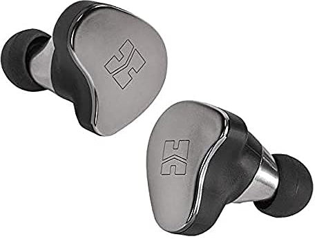 HIFIMAN TWS800 High Impedance Hi-FI True Wireless Earphones with Built-in Amp for Audiófilos, Great-Sounding Waterproof Noise-Isolated with Mic Charging Case, Touch Control, Bluetooth 5.0-Silver