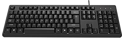XIXIDIAN Tastiera del Computer, Tastiera per Windows/PC/Computer Portatile/Desktop, Tastiera cablata per Windows Gaming PC