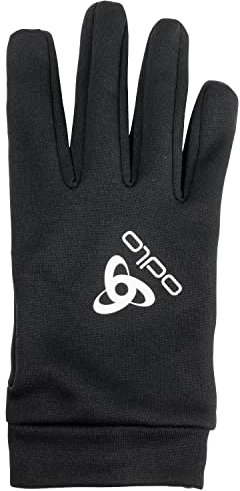 Odlo Unisex Handschuhe mit E-Tip STRETCHFLEECE LINER ECO, black, XS