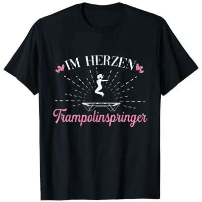 Turner Akrobatisch Trampolinturnen Trampolin springer T-Shirt