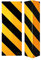 Garage Smith GWP05 Garage Wall Protector Foam Wall Corner Guard for Parking Garages - Reflective Wall Edge Protector - Wall Corner Edge and Bumpers Guards (2-Pack(Black Yellow))