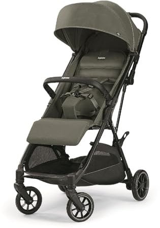 Sillas marca Inglesina. Modelo NOW STROLLER BLACK, SPRINT GREEN, AG84P0SPG