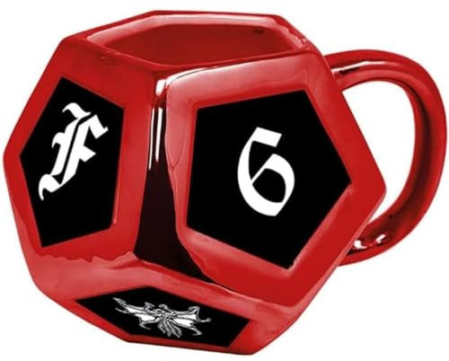 Pyramid International Stranger Things 3D-Tasse (Roll Your Fate Design) 400 ml Keramik-Kaffeetasse und Tasse in Geschenkbox von Stranger Things – Offizielles Stranger Things Merchandise