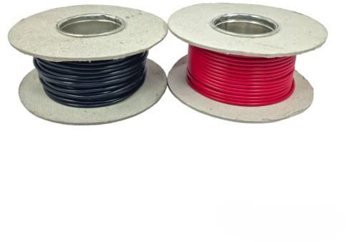 Single Core Thin Wall Cable 42.0 Amp Rated 4.5mm² 12v 24v (10 Metres Black) Stranded Copper Wire