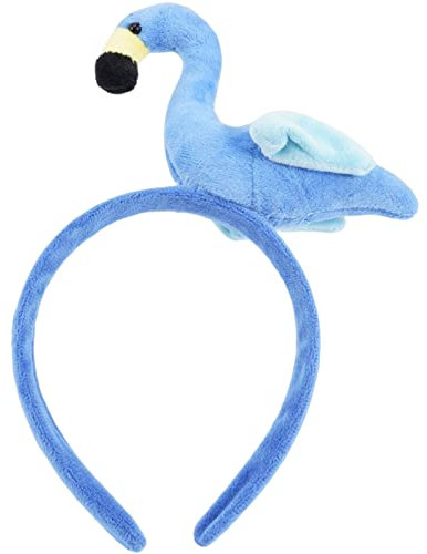 NOLITOY Flamingo-stirnband Flamingo Kostüm Stirnband 100 Jesus-stirnband Make-up-haarband Gesichts-stirnband Tropische Stirnbänder Flamingo-haarreifen Haarschmuck Stoff Kind Sommer Hawaii