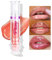 Huile à lèvres repulpante à l’extrait de piment - Gloss à lèvres repulpant instantané, baume à lèvres teinté hydratant, huile à lèvres réparatrice de jour et de nuit pour les lèvres (06#)