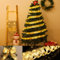 Oiamker Weihnachtsband Lichter, 5m 50 LED Weihnachtsbaum Band Lichter, Glänzende Band Lichterkette mit 2 Leuchtmodi für Weihnachtsbaum Dekorationen, Party,Hochzeiten und Urlaubsdeko (Warmweiß)