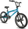Hiland 20 Zoll 3 Speichen Kinder BMX Fahrrad für Jungen Mädchen ab 7 8 9 10 Jahre alt, 360 Grad Rotor Freestyle, 4 Pegs Single Speed Kinder BMX Fahrrad Blau