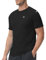 MoFiz Camiseta Anti UV Hombre Rashguard Secado Rápido Manga Corta Transpirable Surf Correr Natación Negro EU XL
