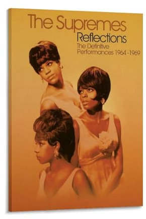 The Supremes1 Musikposter, Albumcover, Poster, Bandposter, Retro-Poster, Schlafzimmer, Musikposter, Rapper, Poster, Wandkunst, Leinwandposter, Raumdekoration, ästhetische Poster, Druck, Dekoration,