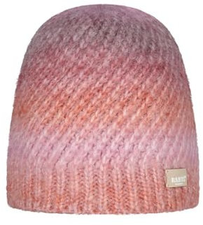 Barts Damen Beanie Strickmütze Fanatail fleecegefütterte Wintermütze mit Farbverlauf 3350 Berry 26