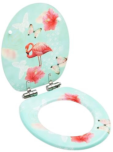 Hardware - WC-Sitz mit Soft-Close-Deckel MDF Flamingo Design-Sanitär