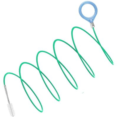 Sufune Cepillo de limpieza de desagües para techo corredizo, 500 cm, limpiador de orificios de drenaje para coche, herramienta de limpieza larga, accesorio para coche, cepillo de drenaje flexible para